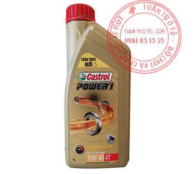 Nhớt Xe Máy Honda Castrol Power 1 10W-40 4T 1L