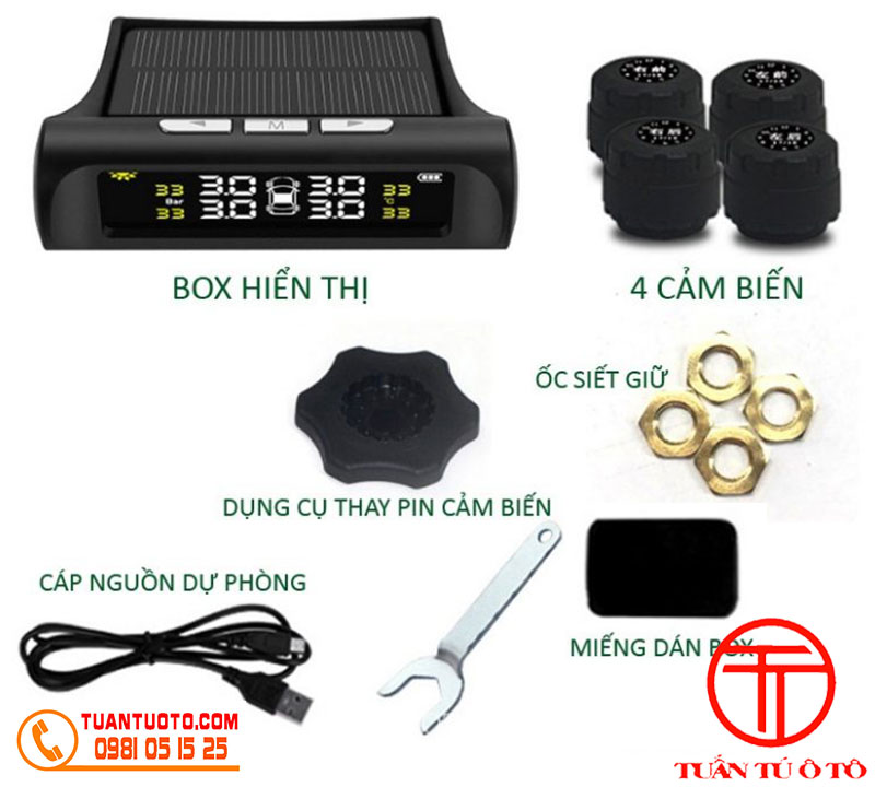 cảm biến áp suất lốp xe ô tô TPMS